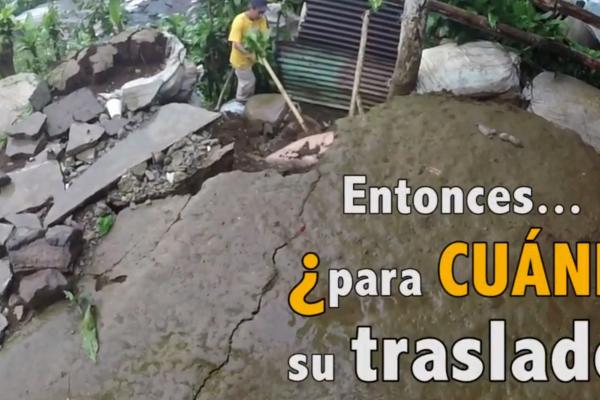 COMUNIDADES afectadas por terremotos EXIGEN TIERRA